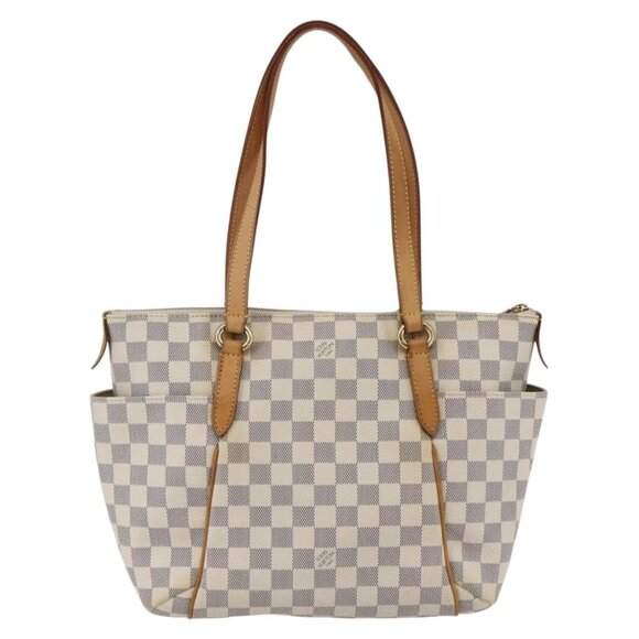 LOUIS VUITTON Damier Azur Totally PM Tote Bag N41280 LV Auth 147355 - Picture 3 of 16